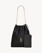 YSL Jamie Large Pochon In Lambskin - Image 2